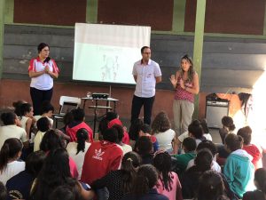Dinâmica nas escolas presente na Escola Municipal José Maria da Fonseca