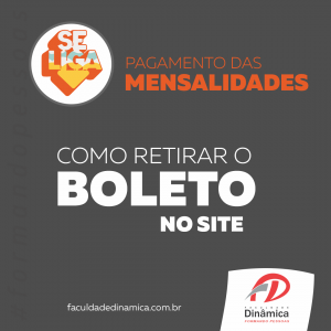 Aprenda a retirar o seu boleto de mensalidade