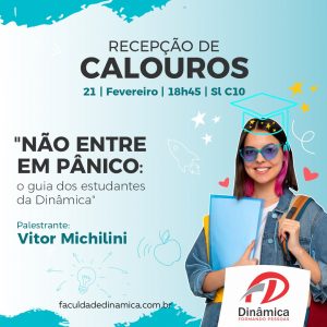 Dinâmica promove palestra e apresenta instituição em boas-vindas aos calouros