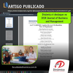 Mestranda da Dinâmica tem artigo sobre logística reversa publicado em periódico