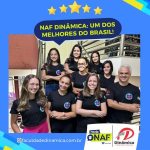 NAF Dinâmica é um dos melhores do país e será homenageado pela Receita Federal