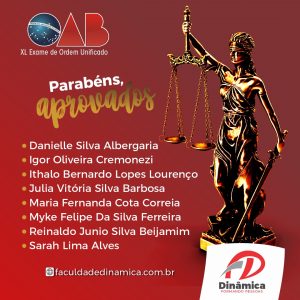 Estudantes e egressos são aprovados em mais um Exame da OAB
