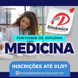 Inscrições abertas para seleção de portadores de diploma para o curso de Medicina