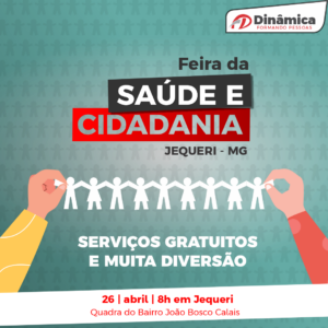 Jequeri vai receber I edição da Feira da Saúde e Cidadania neste sábado (26)