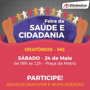 Oratórios recebe nova edição da Feira da Saúde e Cidadania neste sábado (24)