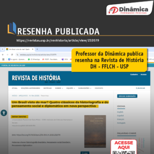 Professor publica resenha na mais antiga e prestigiada revista de história do país
