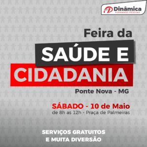 Praça de Palmeiras recebe Feira da Saúde e Cidadania neste sábado (10)
