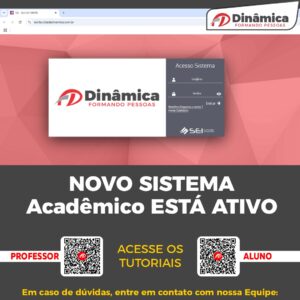 Novo sistema acadêmico da Dinâmica começa a funcionar
