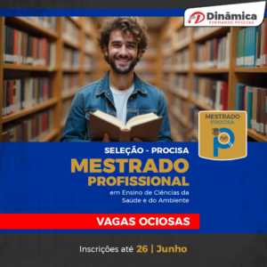 Mestrado PROCISA abre inscrições para vagas ociosas