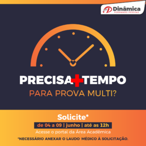 Começa o prazo para solicitar atendimento especial para a Prova Multi