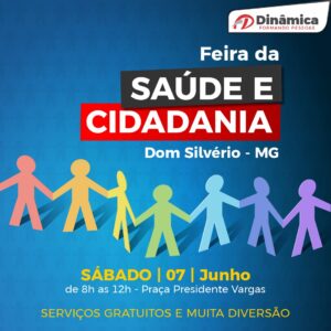 Feira da Saúde e Cidadania chega a Dom Silvério neste sábado (7) com serviços para população