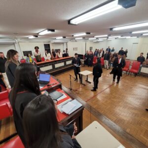 Júri Simulado no Fórum enriquece formação de alunos do Direito