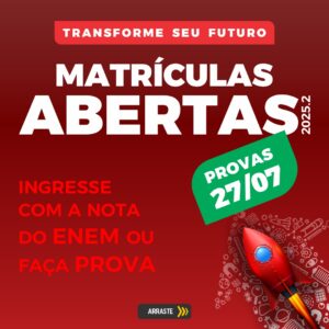 Transforme seu futuro: Vestibular Regular 2025.2 – Complementar