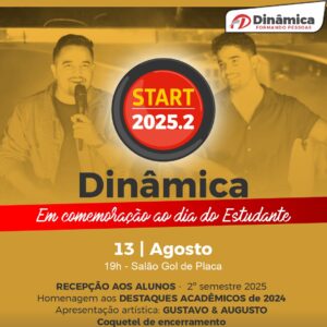 Start Dinâmica abre semestre com homenagens e integração da comunidade acadêmica