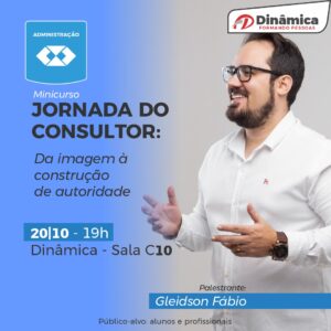 Minicurso abordará sobre jornada e potencial da consultoria