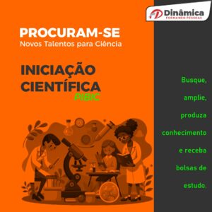 PIBIC abre seleção de projetos iniciação científica, e estudantes podem ganhar bolsas