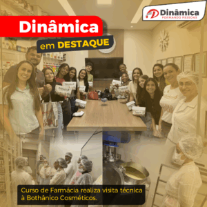 Alunos de Farmácia ampliam conhecimentos em visita técnica a indústria de cosméticos