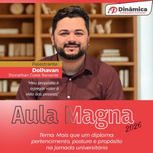Aula Magna 2026.1 refletirá sobre pertencimento e propósito na jornada universitária