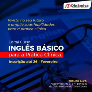 Medicina abre inscrições para o curso Inglês Básico para a Prática Clínica