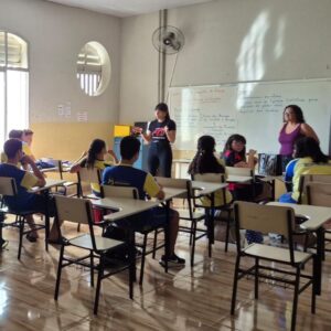 Curso de Nutrição promove ação sobre alimentação saudável para alunos do Ensino Médio
