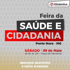 Praça de Palmeiras recebe mais uma edição da Feira da Saúde e Cidadania neste sábado (9)