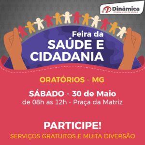 Oratórios recebe mais uma edição da Feira da Saúde e Cidadania neste sábado (30)