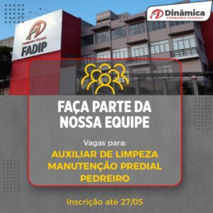 Faculdade Dinâmica anuncia vagas de emprego