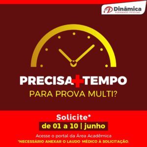 Começa período para solicitação de condições especiais para realizar Prova Multidisciplinar